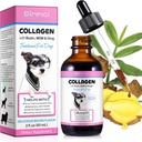 用于狗的Collagen,用于狗的液体Collagen,用于狗的液体Collagen Drops,用于生物锡的Collagen,用于狗的MSM和Ginger处理,用于狗的皮肤和煤炭补充物,用于狗的液体Collagen 60ml