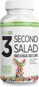 BODEPRO Bode Pro 3 Second Salad | Phytonutrient Rich Fruit and Veggie Supplement, Antioxidant and Digestive Enzyme Formula | Non-GMO Veggie Capsules | 90 Count