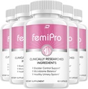 FemiPro 补充药 -- -- Probiotic Femi Pro Pills,FemiPro 24小时支持微生素 Probiome 尿道控制健康,Femie Pro Reviews (5 Pack - 300 Capsules)