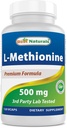 最佳自然 L-甲基安非他明 500 mg 120 维吉卡普尔