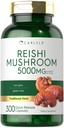 Carlyle Reishi 蘑菇补充5000mg → 300 Capsules → Non-GMO, Gluten Free Reishi 蘑菇提取器