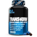 EVL 热致性脂肪燃烧器支持 - 快速代理减重能量和吞噬性支持 - Trans4orm Green Tea Supplement for Men and Women - 60 services