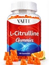 L Citrulline Gummys for Men - 配有钙的强力蒸汽机,每架1600毫克,超强,靴子硝基和硝酸氧化物生产,支持能量和耐力,60匹可口可乐