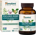 喜马拉雅省与Ashwagandha、Bacopa & L-Thenine共同关注焦点、能量和注意力,60 Capsules,1个月供应,Vegan,Gluten Free