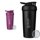 BlenderBottle 24 Ounce 无锡钢摇杆杯 配电威斯克,梅花和黑色