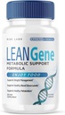rize 实验室 Lean Gene 补充, 高级体重损失元件支持公式, 最大强度卡普尔, 全自然药丸( 60 Capsules)