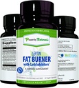 以自然为单位的动力:Leptin Fat Burner 配以碳阻塞器 - 60 Gluten-Free Capsules,Leptin Wight 损失饮食药片,高效脂肪燃烧器,Appetite 抑制剂