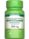 (原始内容存档于2019-09-21). Nature's Truth Benfotimine | 300mg | 60 Count | Non-GMO and Gluten Free Supplement | Vitamin B1 前体
