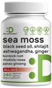 爱尔兰海 Moss 7000mg Per service, 240 Veggie Capsules – 14 超级食品综合体 – 3000mg 黑种子油, 2000mg Ashwagandha, 600mg Ginger
