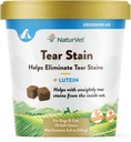 NaturVet – 眼泪污泥+Lutein – 消除不光彩的眼泪污泥 – 用 Cranberry 提取器, Marshmallow Root & Oregon Grape Root – 为狗和猫 – 70 Soft Chews 增强功能 – 为狗和猫 – 70 Soft Chews