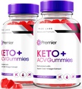 rize 实验室(2 President Keto+ACV Gummys, Extreme 2000mg Keto Gummys for Advanced Weight Loss, All Natural Apple Cider Vinegar Supplement, 官方公式审查(120 Gummys))