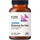 纯Formulas Balance for her - Hormone balance for women - DIM, Black Cohosh, Calcium D-Glucarate, EGCg Green 茶叶提取和香草树 支持和雌激素代谢补充 - 120 Capsules