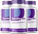 (3包) Dentavim Capsules -- -- 牙齿和口腔的所有自然护理 -- -- Dentavim牙科保健配方药 -- -- 综合口腔保护的最大强度、维生素和矿物,Denta Vim供审查