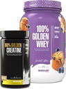 Maxler 100% Golden Whey(蓝莓Muffin 2 lb)和 100% Golden Creatine(未尝有21.2 oz)