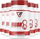 (5 Pack) Vigor 8 for Men, Vigor 8 Pills for Men, Vigor 8 Force for Men, Vigor8 Pills, Vigor 8 Pills, Vigor 8 Premium Formula, Vigor 8 Male Pills, Vigor 8 Male Supplement, 300 Capsules for 5个月