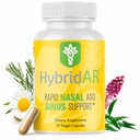 HybridAR Sinus & Nasal Support Herbal Supplement for Adults, 30 Veggie Caps