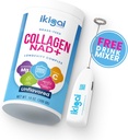 Ikigai Collagen 配有 NAD+(30 services) - 非 GMO, Gluten- Free, Paleo, Kosher - 无 Flavor, 包括 免费饮料混合器