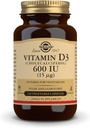 Solgar维生素D3(Cholecalciferol) 15 mcg(600 IU),120 蔬菜罐头-帮助保持健康骨骼和牙齿-免疫支持-非GMO,Gluten Free,乳品自由,Kosher,Halal - 120 服务