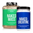 NAKED 无糖蛋白盒:8LB巧克力Vegan 弥撒Creatine