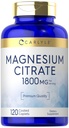 Carlyle Magnesium Citrate → 1,800mg → 120 化妆小卡片 → Vegetarian, Non-GMO, and Gluten Free Supplement