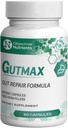 Gutmax Gut 与 Lactoferrin 和 Butyrate 、 Enteric Capsules 、 无填充器或流剂 的修复公式, 60 个数