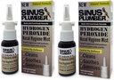 Sinus Plumber Hydrogen Peroxio Nasal Spray 2 Pack - 将空气中性物品用于鼻卫生和防冷