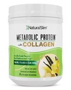 配有Collagen的代谢蛋白粉,Whey蛋白粉摇摆,含L-Glutamine的水解蛋白粉,用于Metabolic支持,消化,皮肤,关节和肌肉,低碳米替代,17.06 oz