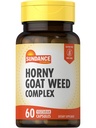 Sundance Horny Goat Weed Complex QQ60 Capsules 与麦卡,Tribulus Terrestris 和 L-Arginine QQ 蔬菜,Non-GMO & Gluten 免费补充