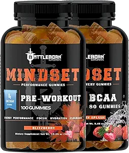 Mindset Editary Supplement for Energy and Performance – 自然燃烧的 – 维根 和 Gluten Free – 多维他命(Combo Pack)