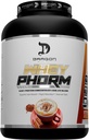DRAGON PHARMA WHEY蛋白混合剂,快速吸收,Gluten Free,100%WHEY蛋白,WHEHEPHORM,最大化恢复,Great Tasting,25克蛋白(65种服务,卡布奇诺)