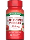 Nature's Truth Apple Vider Vinegar Capsules QQ 1200mg QQ快速发布药丸 QN-GMO & Gluten 免费补充