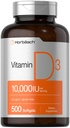 Horbäach维生素D3 1000 IU + 500 Softgels → Non-GMO, Gluten Free Supplement → 数值大小 → 250mcg → 高概率公式