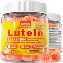 不含糖的Lutein Zeaxanthin Supplements Gummys (25mg) 维生素 A, C, E, Bilberry, Astaxanthin - 椰油促进更好的吸收 - 成人和青少年的视觉健康,眼睛草原,干眼 - Vegan, 60Cts