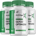 GlycogenX Glyco优化剂 Capsules 补编 - GlycogenX优化剂 高级公式 GlycogenX 追加剂 GlycogenX 添加剂 最大强度 Glycogen 追加剂 (3 Pack - 180 Capsules)