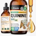 BIO KRAUTER Quinine for Leg Cramps Tincture - Cinchona Bark 提取器 - Vegan Quinine 液体 - 酒精和糖自由提取器 4 Fl.Oz.