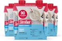 SlimFast Snack Shake, 90 卡罗里纤维摇摆, 准备饮用, 蛋白质饮用, Creamy Vanilla, 12 伯爵