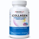 Bricker Labs Collagen for Men and Women - 类型一,III 氢化Collagen 补充750mg, 1 Collagen Capsule Daily - 120 服务