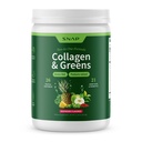 Snap Super Greens Powder 配有 Collagen Peptides, 26种水果和蔬菜, 草药, 非GMO每日绿皮, 皮肤,钉子和联合支持, 11.34 oz, (30种服务, 1个月供应)