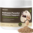 垃圾和垃圾的狗护卫队补充品——土耳其 狗 Lipoma治疗的Tail蘑菇粉——Buddy Immune Support & More Energy with Lion's Mane, Chaga, Reishi, Shiitake Mushrooms 02.