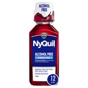Vicks NyQuil,无酒精,咳嗽,冷冻和流感救济,酸喉,烧伤和摄入救济,Berry,12 Fl Oz