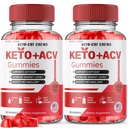 (2 Pack) Keto-Cut Chews ACV Gummys - Keto-Cut Chews Premium Keto ACV 高级体重损失,Keto + ACV Gummy,Keto 剪切 Chews 最大强度补充,KetoCut Chews Reviews (120 Gummys)