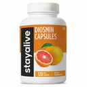 保持生命纯洁的Diosmin Complex 1000mg公式,120 Capsules, Citrus Bioflavoids 富果提取,2个月供应,100%蔬菜,Non-GMO & Gluten Free Diosmin 补编