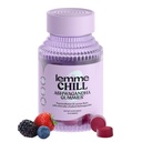 Lemme Chill Relief Gummys配有300mg KSM-66 Ashwagandha, Lemon Balm, Passionflower & Goji 支持放松,健康科尔蒂索尔和睡眠 - Gluten - Free, Non-GMO, Mixed Berry(60个伯爵)