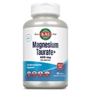 KAL Magnesium Taurate 400mg Plus Vitamin B6, Chelated Magnesium 补充剂, 高吸收性磁性复合剂, 肌肉和心脏健康支持, Vegan, Gluten Free, 60-日保障, 60 Servi, 120 Tabs