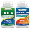 最佳天然物 DHEA 100mg和Hyaluronic酸 200 mg