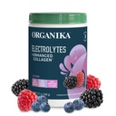 Organiká 带有女性和男性强化Collagen粉的电解质 - 13 oz - 野莓 - 美味的Effervescent Effervescent Electrolyte & Collagen Drinking Mix - 深水化,流动性,皮肤,头发,和钉子