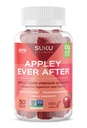 SUKU Appley Ever After Gummys – Apple 苹果苹果苹果酒Vinegar 配有甲基化的 B12 & Folate – 无糖,无胶,Vegan Detox & Energy Support – Apple Flavor – 50 Count