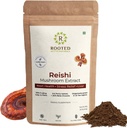 ROTED Reishi蘑菇提取 Powder QQ 心脏健康,应激缓解,肝脏. USDA Official, 30% Beta Glucans, 认证有机体 (2.11 Ounce)