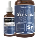 硒 - 200 mcg, Selenomethionine Form, 300 services - Vegan, Glass Bottle, Yeast Free - 亚语言液体集中 - 抗氧化剂,支持豁免,甲状腺健康(2 oz.