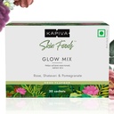 Kapiva Skin Foods Glow Mix | Ayurvedic Skin 补充品, Collagen Powder → 光洁与健康皮肤的皮肤护理(30 Sachets)
